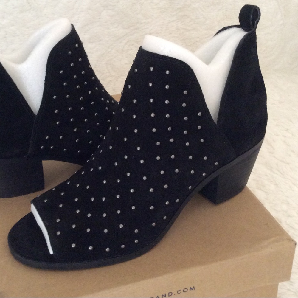 💙LUCKY BRAND BARLENNA STUDDED PEEP TOE BOOTIE💙 - Picture 4 of 4